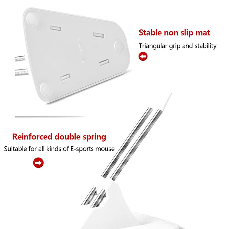 New Mouse Cable Holder High Quality Mouse Bungee Cord Clip Wire Organizer
