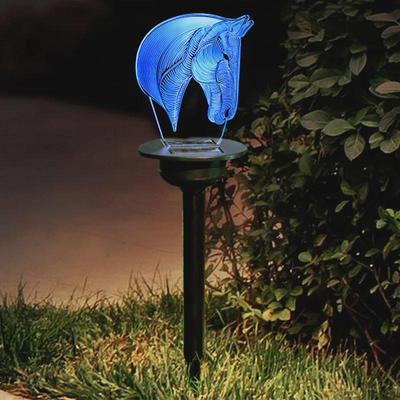 Éclairage de Jardin Solaire LED Étanche avec Base en Acrylique