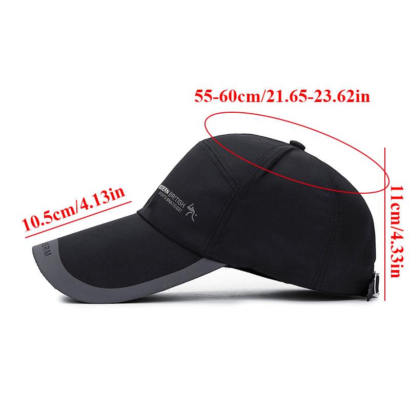 2024 Summer Outdoor Sports Baseball Hat Women Men Running Visor Cap Breathable Quick Dry Mesh Long Brim Sunscreen Peaked Caps