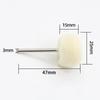 3-10Pcs Mini Wool Polishing Head 3mm Shank Buffing Wheel Polish Brush Drill Rotary Abrasive Tool Car Detail Cleaning Accessories