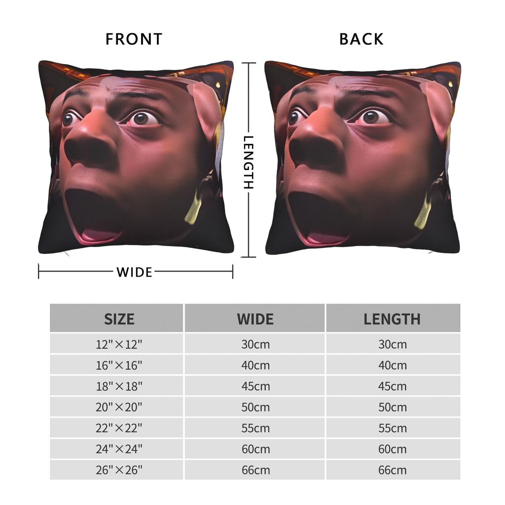 Ishowspeed Extra Meme Pillow Case Retro Trendy Pillow Cover Soft Pillowcases For Sofa Car Home Decor
