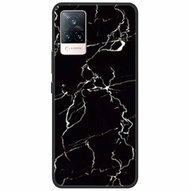Miękkie Silikonowe Etui Na Telefon Dla vivo V21 5G 4G V21E V2027 Y11S Y12S V20 V2025 V 21E TPU Coque Pokrowiec Dla Vivo V 21e 21 Ochronne