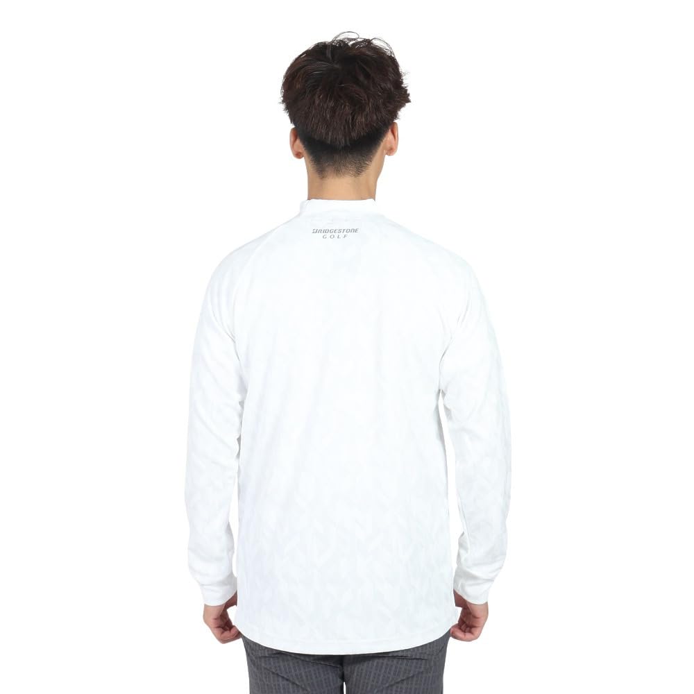 [Bridgestone Golf] Modern Long Sleeve Mock Neck Shirt DGM07F Men's WH