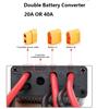 Electric Bike Dual Battery Discharge Converter 24-72VDC Dual Battery Pack Switch Balancer Double Parallel Module with XT90 P