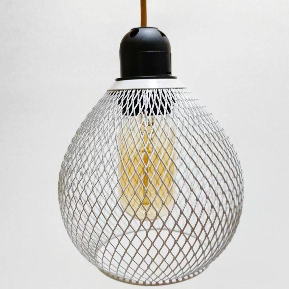 Iron Lamp Covers Mesh Ball Chandelier Lampshade Shell Pendant Lamp Shade  Bedroom
