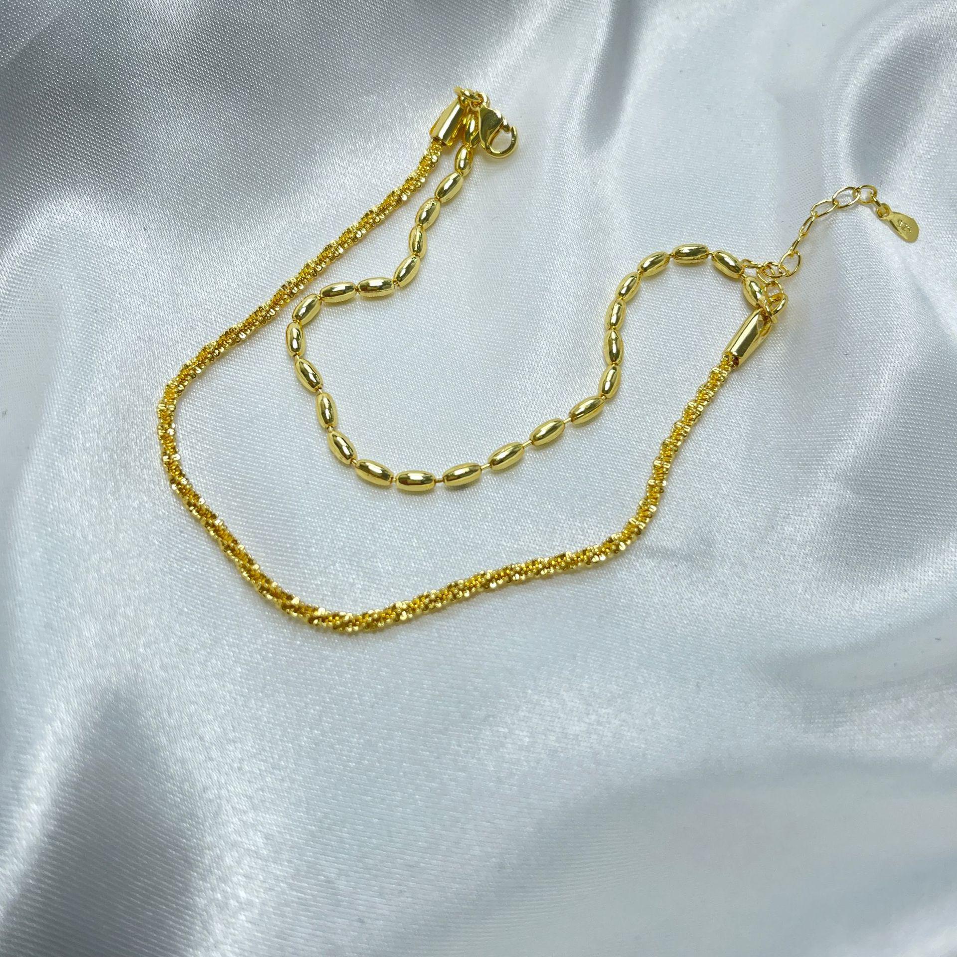 

Браслет ручной работы из бисера Дыхание ребенка двухслойный - Высококлассный холодный стиль для девочек