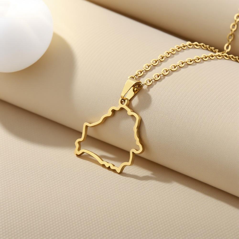 Cross Pendant Necklace - Titanium Steel for Men & Women, Saudi Arabia Collection