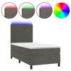 VidaXL Sommier à Lattes de Lit avec Matelas et LED, Lit Rembourré, Lit Simple, Lit Adulte de Chambre à Coucher Intérieur, 3135976