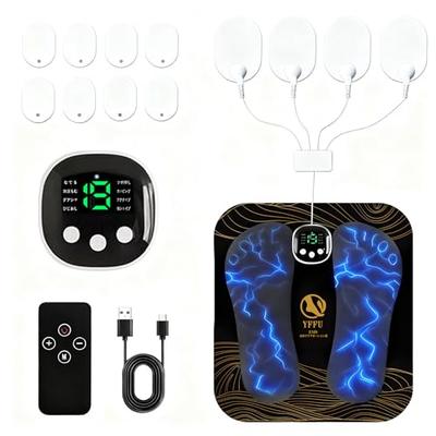 2025 New EMS Foot Mat for Sole Care, 8 Modes, 19 Intensity Levels, Remote Control, Rechargeable, Foldable, Foot Care, Foot Relaxation, Foot Training,