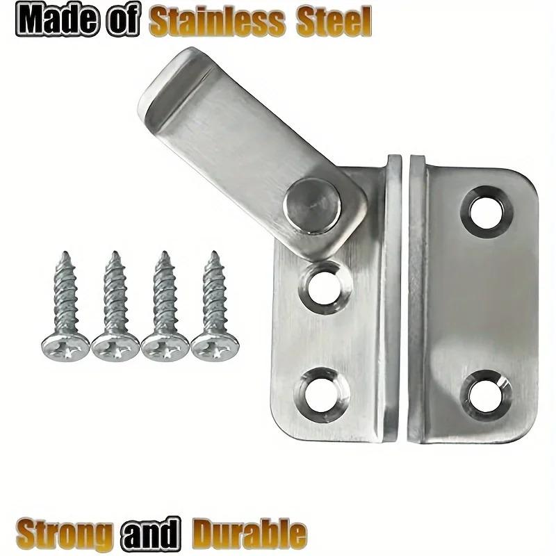1pc Flip Latch Gate Latches Slide Bolt Latch Safety Door Lock Catch For Barn Cabinet Pet Cage Garden Bathroom Garage Window Slid