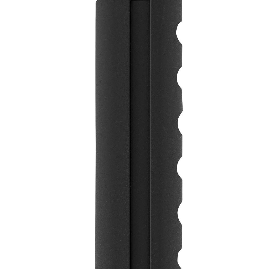 Gummimatten-Endkappe 10050276 schwarz 95 x 6 x 1 cm