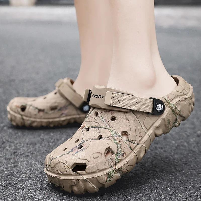 Summer Beach Slippers Men Men Summer Clogs for Men Outdoor Slide Sandals Man Garden Shoes Male Summer Clogs
