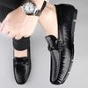 Peny Mokasíny Pánské Boty Lodní Boty 2025 Léto Business Kůže Černá Pánské Mokasíny Pánská Řidičská Ležérní Obuv Nazouvací Baleríny