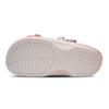 Crocs Classic clog Cat Leader Smart Playful Girly Heart Versatile and Comfortable Hole Shoes Unisex Pink and White
