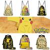 Süße Cartoon Pikachu Kordelzugtasche Trendiger Polyester Rucksack Für Sport In Mehreren Farben Erhältlich