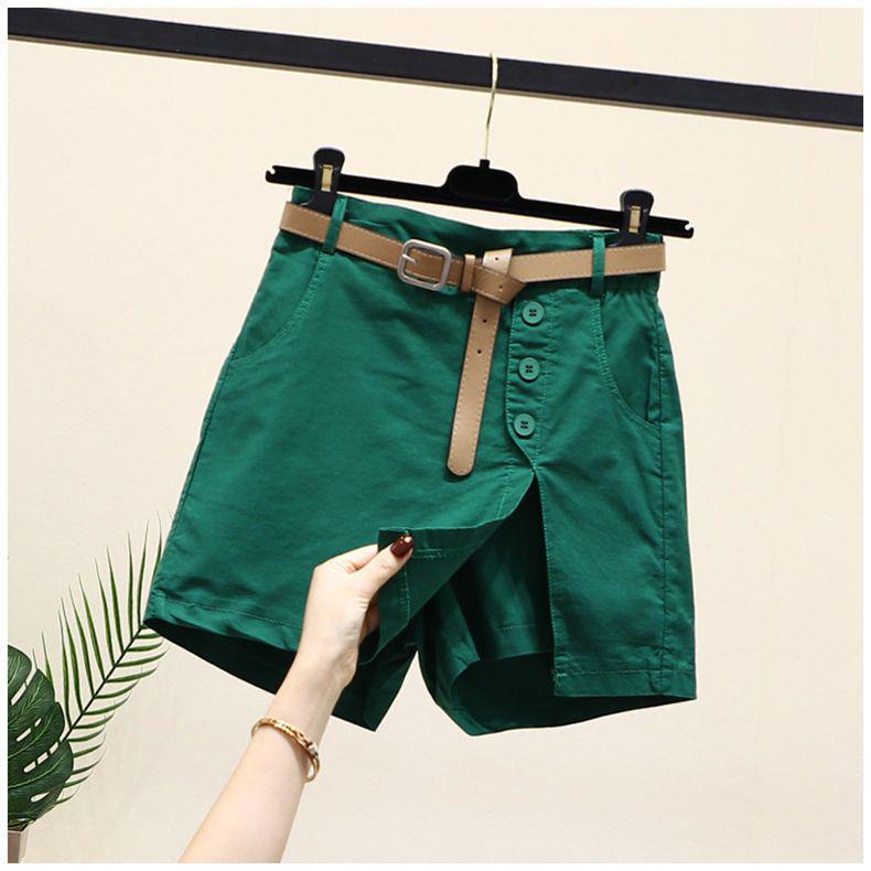 Women s Casual Skort: 2025 Korean-Style Slimming A-Line with Elastic Waist L