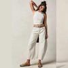 Fashion Loose Women Cropped Jeans New Casual Elegant Woman Haren Wide Leg Denim Pants Spring Autumn Casual Ladies Simple Denim Trousers 1102