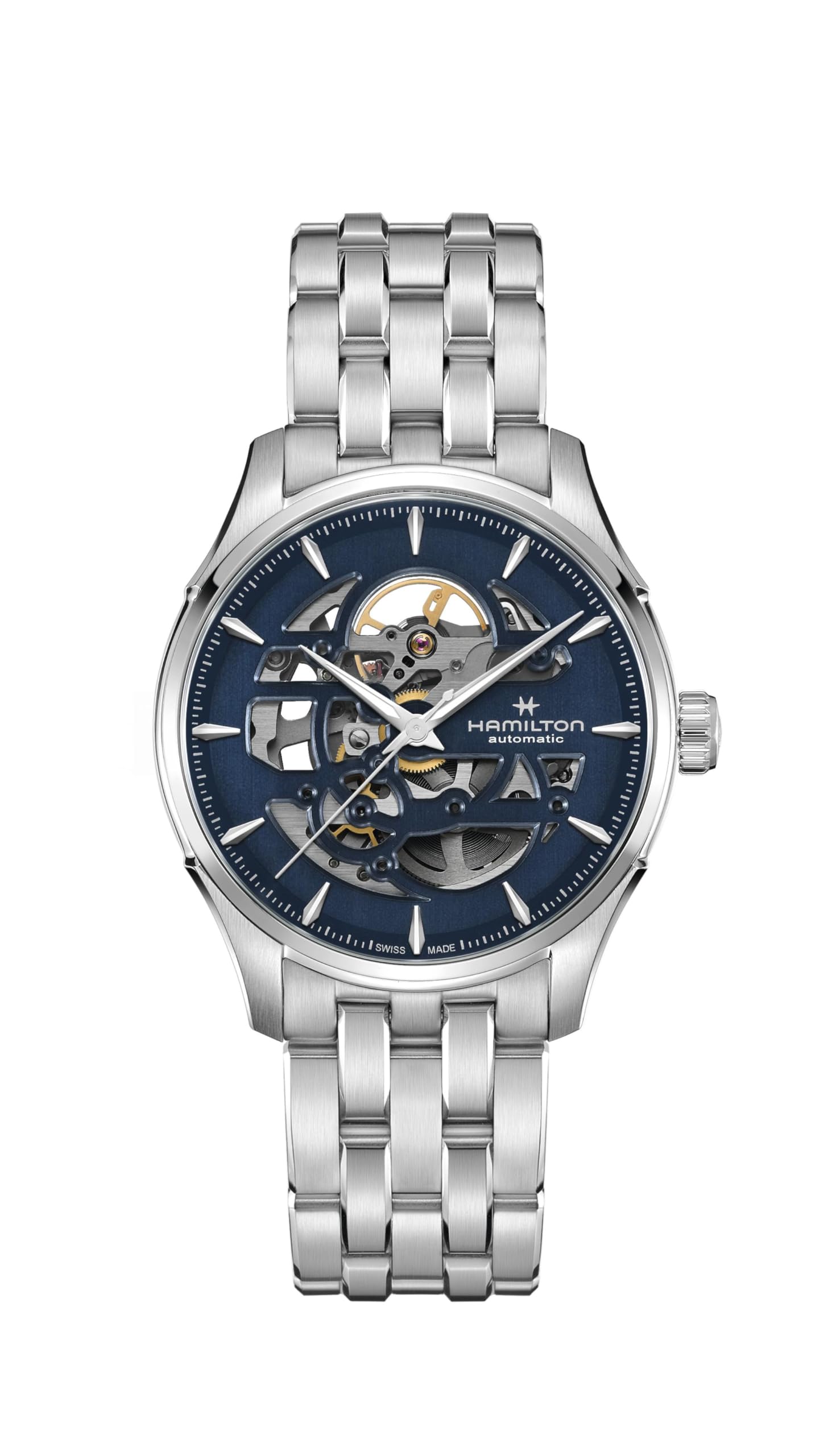 

HAMILTON Watch Genuine Warranty Jazzmaster Skeleton Mechanical Automatic Winding H42535141 Unisex Imported [Hamilton] [Regular Product]