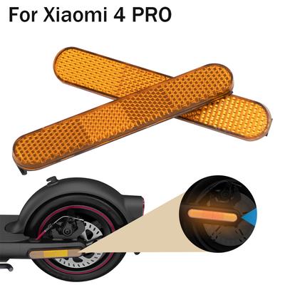Rear Wheel Cover Reflective Strip Hub Protective Decoration Shell for Xiaomi 4 Pro Electric Scooter KickScooter Reflector Parts