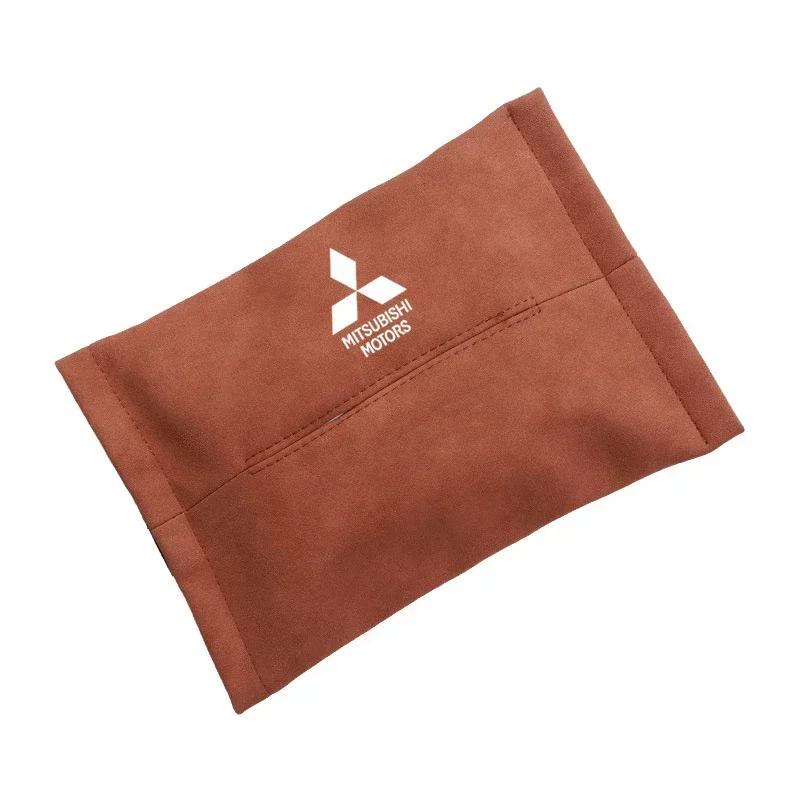 

Car Armrest Box Seat Back Hanging Tissue Bag Cover For Mitsubishi Aerobus Lancer Cordia Pajero Outlander Eclipse Galant Mirage коричневый