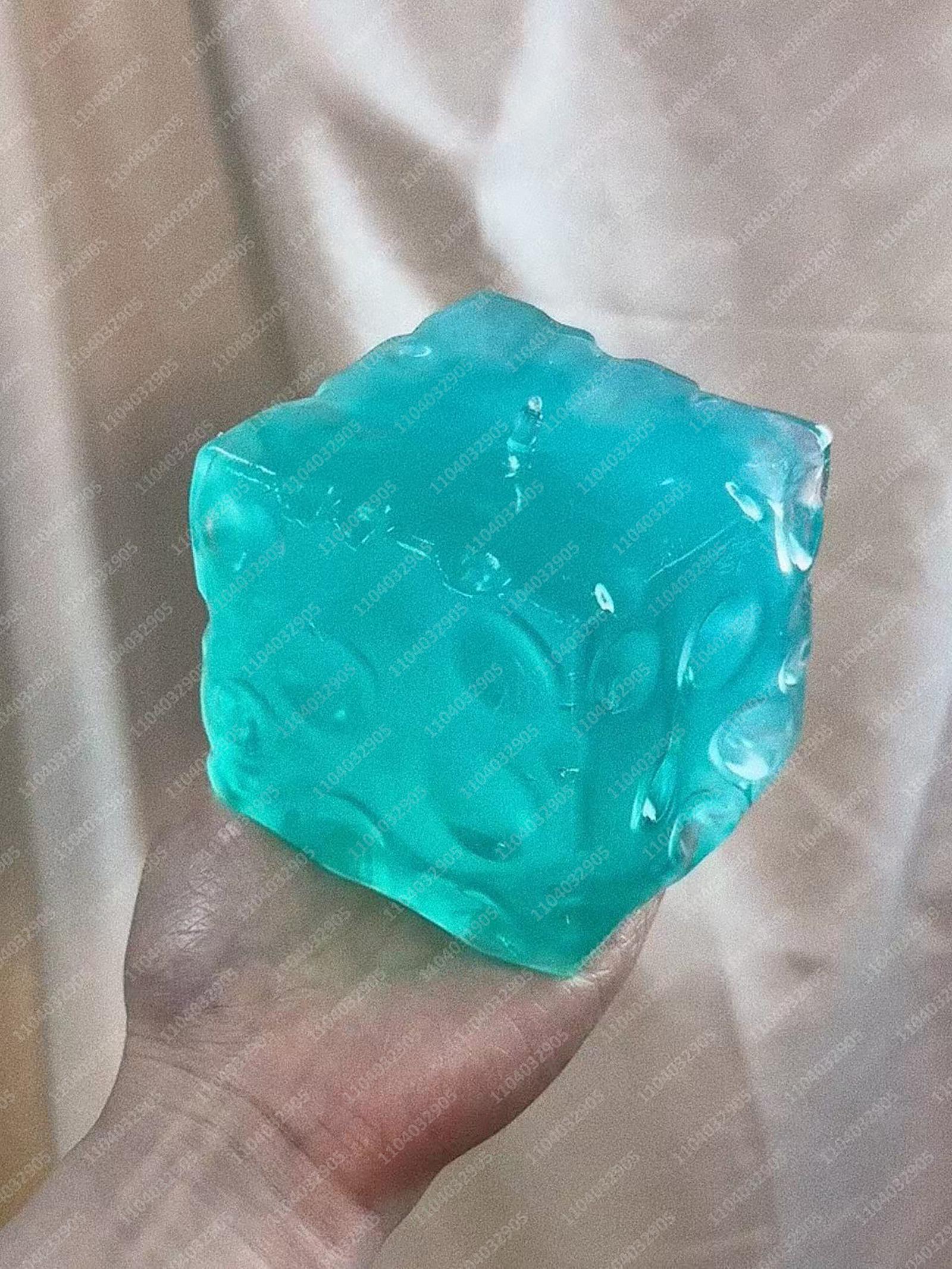 Jumbo Jelly Cheese Cube Stress Ball