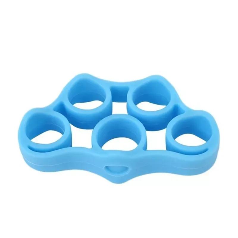 Hand Grip Strengthener Gripper Finger Strengthener Excercise Equipment In Home Elastic Silicone Wrist Gripper Resistance Belt