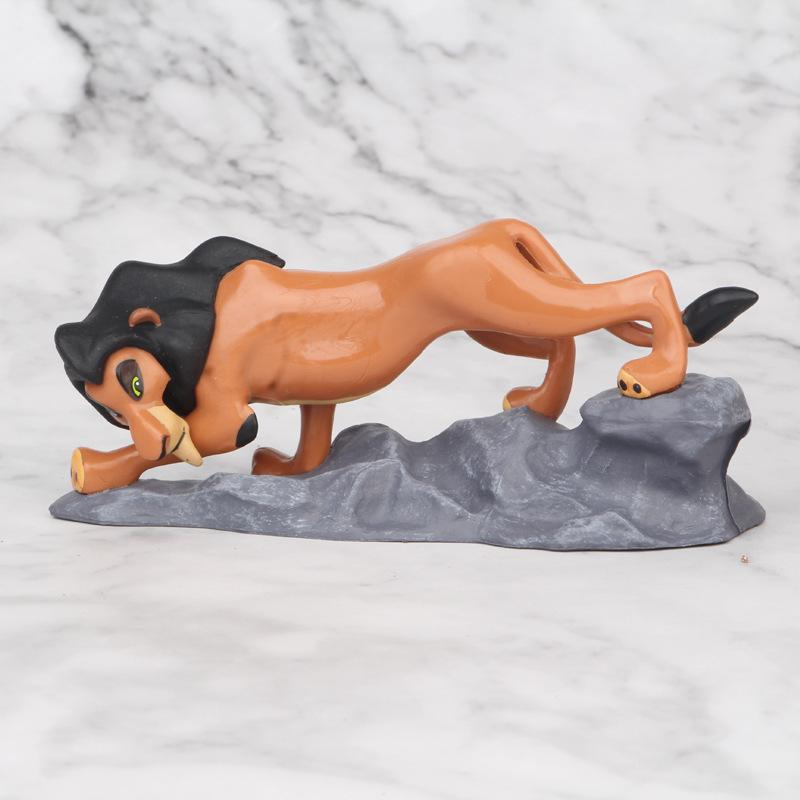 Set da 9 Pezzi Figura Anime Il Re Leone Animale Action Figure in PVC Bambola Modello da Collezione Giocattoli Regalo ottimo per l'uso quotidiano