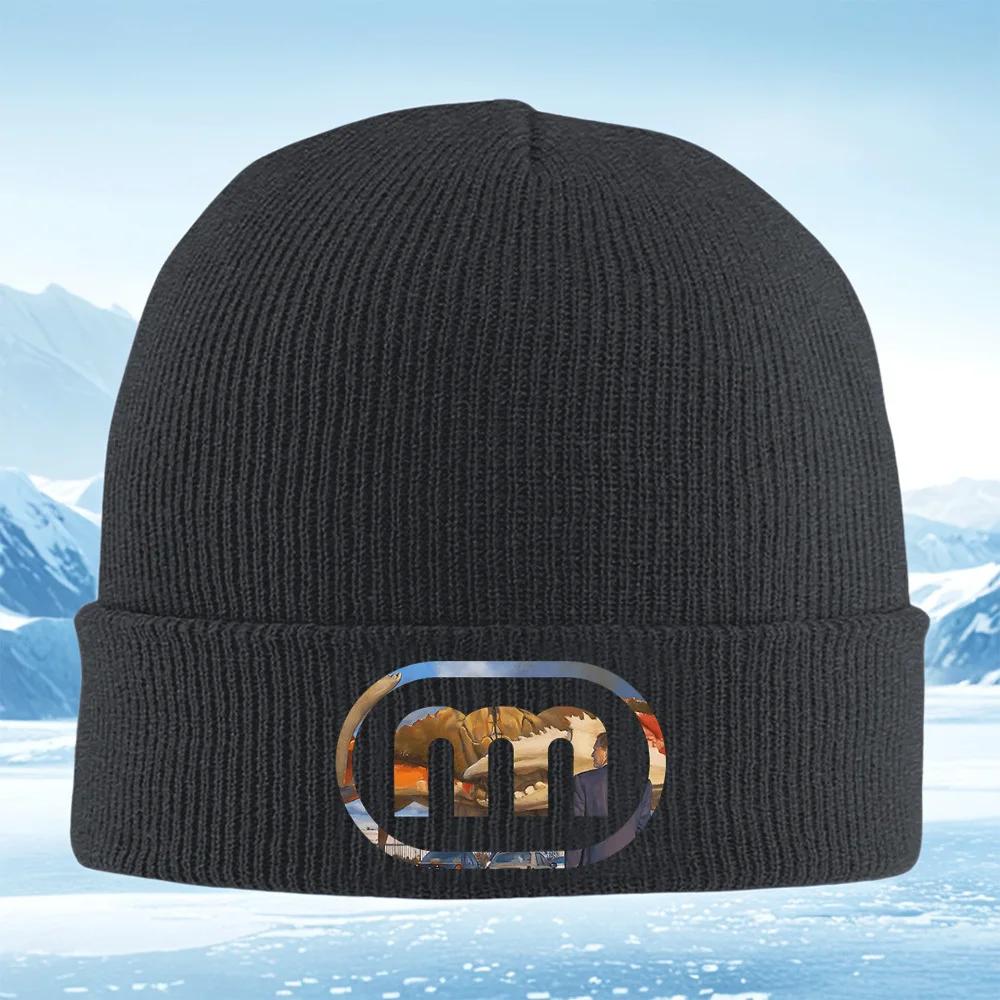 2026 Man Crab Art Cars Sky View Men Women Unisex Knitted Hat Beanie Pullover Cap Winter Thermal Warm Christmas Outdoor Cycling H