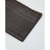 Daks Dark Brown European Leather Checked Line Wallet Dbwa6e858w3