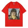 Funny Smoking Cat On Plane Graphic T Shirts High Quality Fashion Oversized TShirts Unisex Unisex Casual Cotton Short Sleeve TShirt