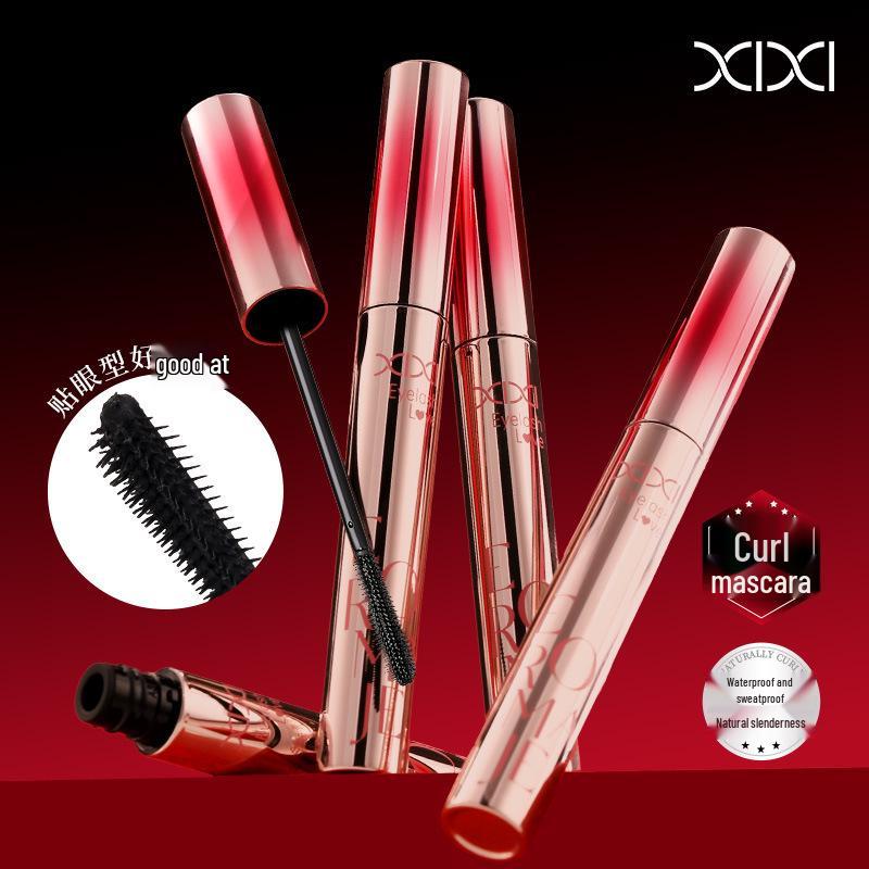 Xixi Light Wing Curling Fix Mascara – Natural Length, Thick Curl, Waterproof, Sweatproof, Smudge-Free.
