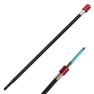 Porte-embout d'extension 12 pouces Barre d'extension magnétique pour foret Extension multifonctionnelle pour tête de tournevis
