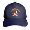 Th Armored Cavalry Veteran Baseball Cap Cotton Twill Breathable Contrast Two Tone Brim Snapback Flat Bill