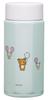 Skater Stainless Steel Mug Bottle 350ml Easy To Hold Octagonal Insulated Water Bottle Rilakkuma Fluffy Balloon STO469278