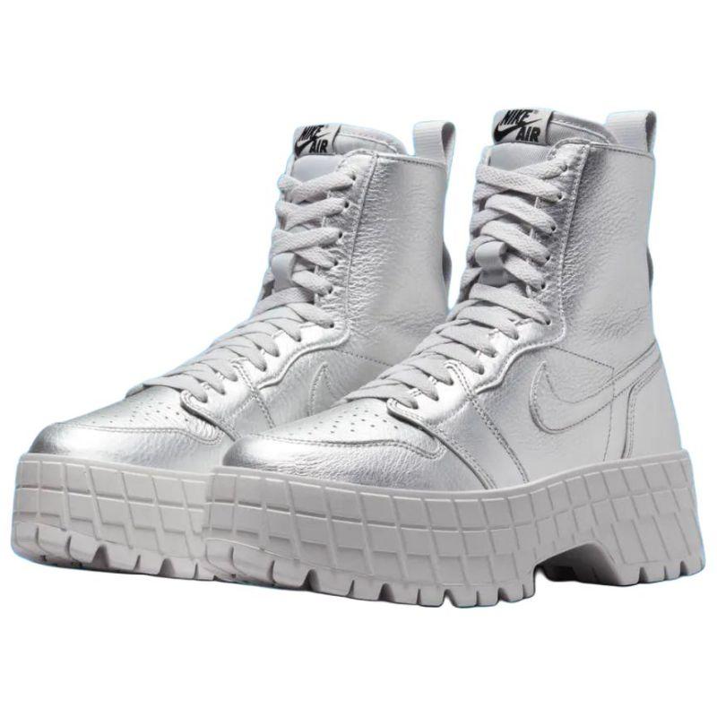 Jordan 1 Brooklyn Metallic Silver Neutral Grey Damen Jordan FJ5737-002