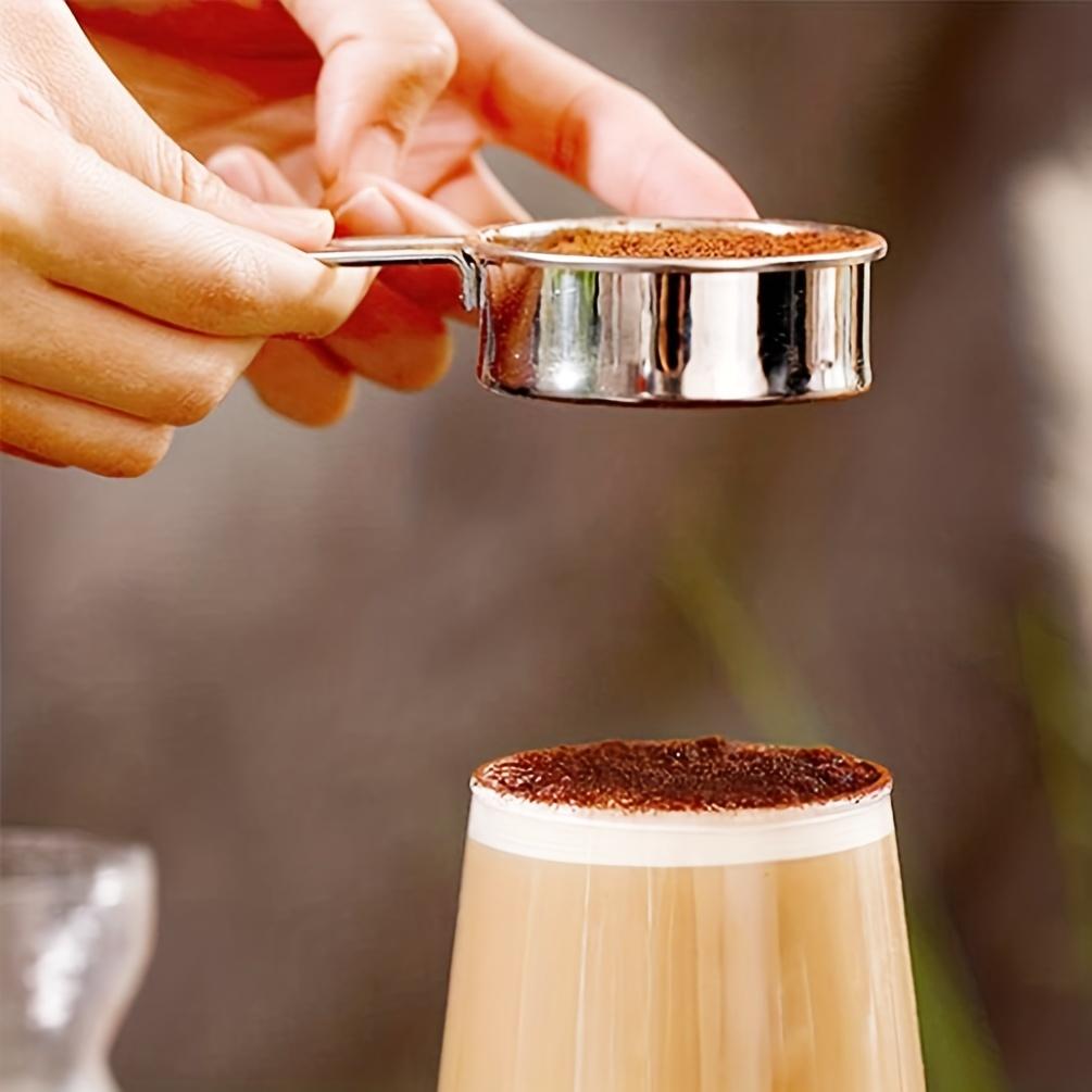 Nerezové jemné síto na mouku, práškový cukr, dávkovač mouky, třepačka pro čokoládový prášek Matcha, pečení