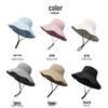 Women's Anti-UV Foldable Fisherman Hat with Large Brim for Summer/Spring Sun Protection