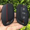 3Buttons Silicone Car Key Cover Case Fob For Mg 4  Mg4 Ev Mg Hs Gt Zs Ev Zx Mg5 Mg6 For Roewe Rx3 Rx5 Rx8 Erx5 I6 I5