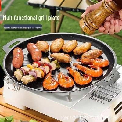 Maifan Stone Outdoor BBQ Grill Plate - Korean-Style Electric Stove Pan