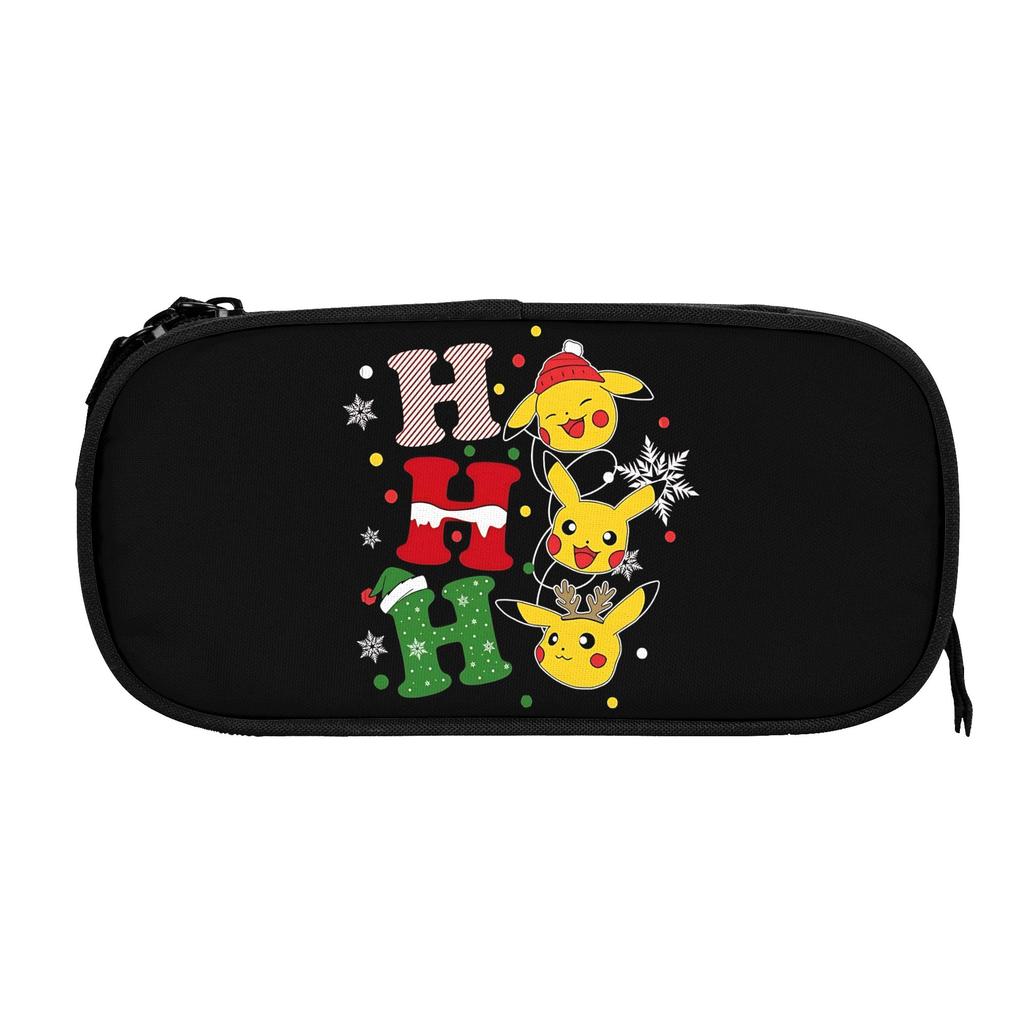 Custom Cartoon Pokemon Theme Large Capacity Bags for Child School Pencil Bag for Boys Gilrs Kids