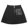 Louis Vuitton Excellent Condition Monogram Pocket Quilted Jersey Skirt, Women's, Black, Size XS, FJSK15FED 1A84D0 Skirt XS blackUsed