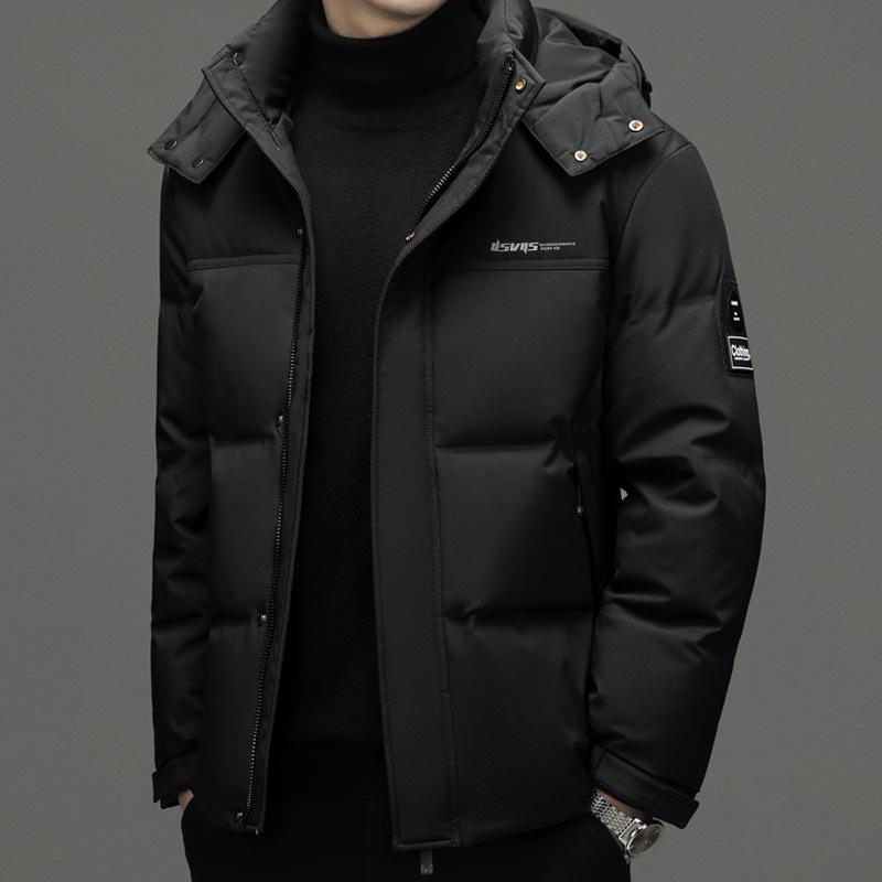 2025 Herren Winter Verdickte Daunen-Pufferjacke – Warm, Lässig, Modisch Kälteschutz