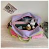 Colorful Gym Bag with Shoe Compartment - Large Capacity, Multi-functional Travel Bag for Girls and Students
