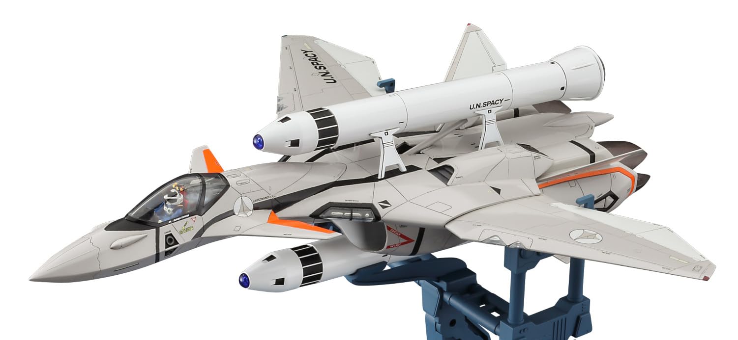 

Hasegawa Macross Plus VF-11B Thunderbolt с ракетным ускорителем Масштаб 1/72 Пластиковый набор для сборки 65891 (Самолет)