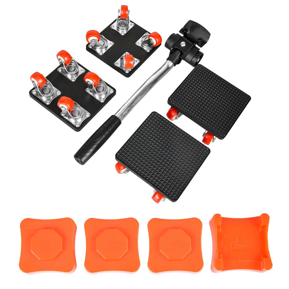 Heavy Object Lifter: Universal Furniture Moving Tool with Caster Pulleys for Easy Transport