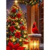 Diamantmaleri Kunst Full Drill Juletrehus Diamantmaleri Håndlaget Snøhvit Day Diy Diamant Mosaikkmaleri Hjemdekorasjon Julegave