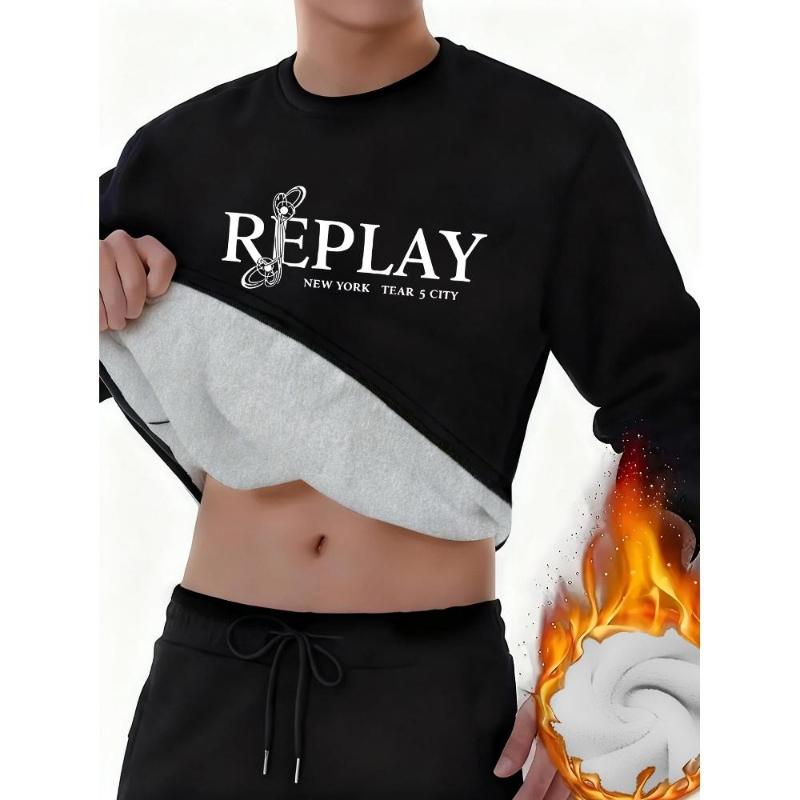 

Men s Thermal Long Sleeve Top, Anti-Wrinkle & Heat-Generating, Perfect for Business Trips & Winter Travel XXL чорний