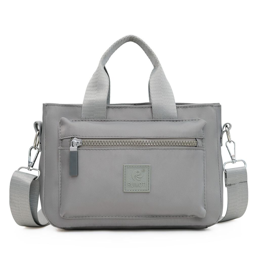 Piccola Borsa a Tracolla in Nylon con Scomparti Multipli per Uso Quotidiano Casual