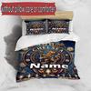 3pcs Duvet Cover Set (1*Duvet Cover + 2*Pillowcase, Without Core), Custom Name Chelsea Football Club Pattern Bedding Set, Home Bedroom Decor Gift