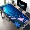 Ocean Flowers Xl Gaming Mouse Pad Nonslip Rubber Base Stitched Edge Waterproof Desk Mat For Pc Laptop Gamer Office Computer Accessories C929535